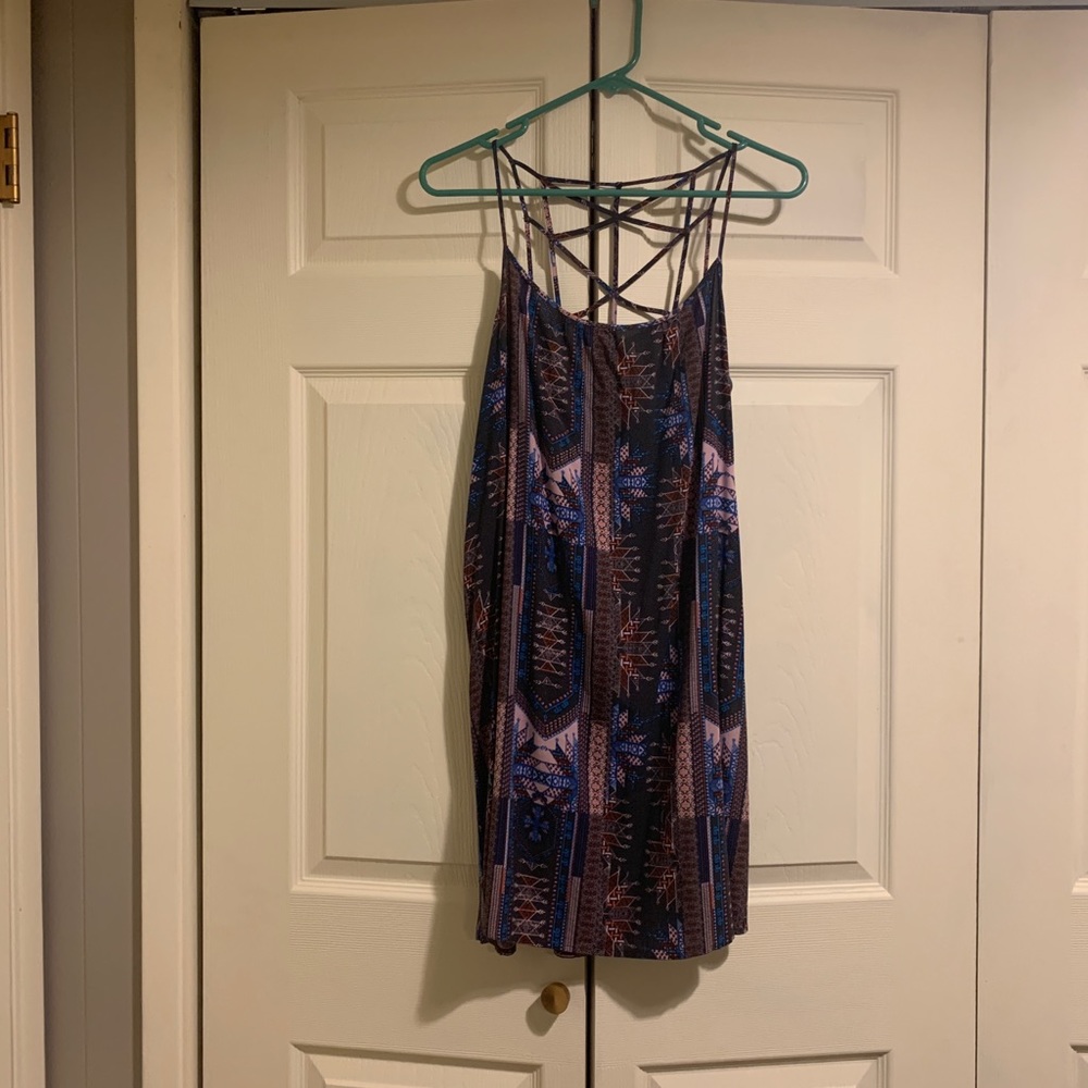 Sun and Shadow Boho Summer Dress